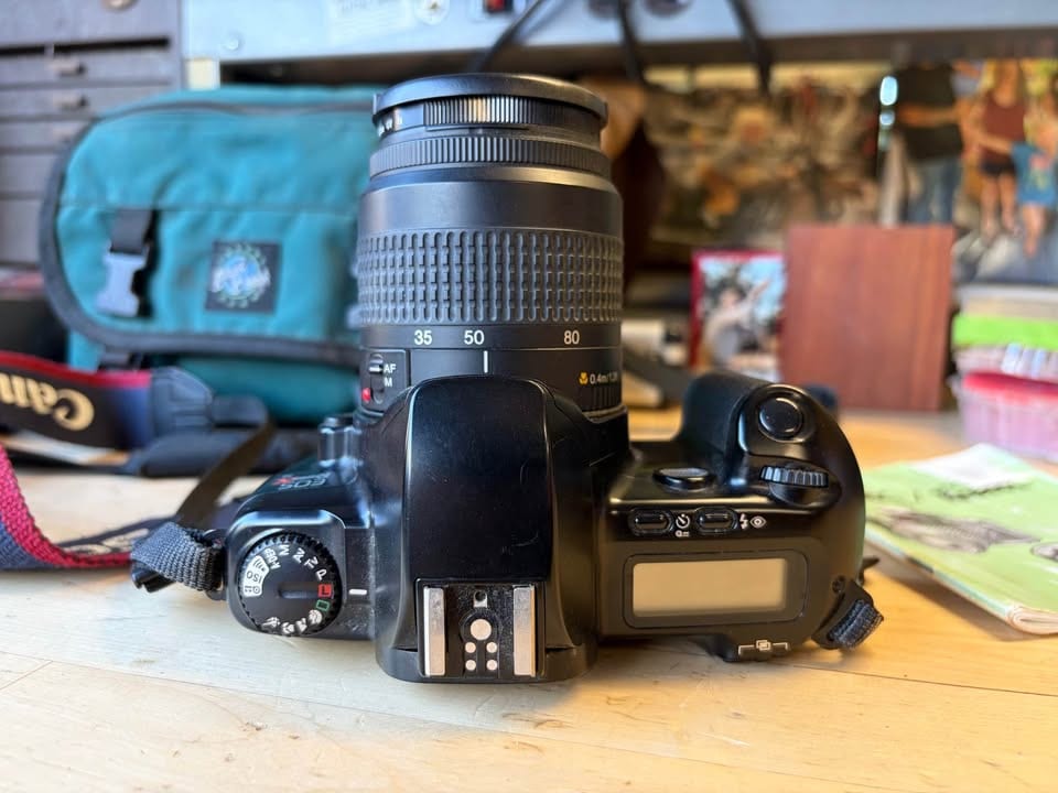 Canon EOS rebel xs with eagle creek case