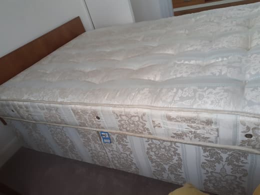 Double bed, complete with mattress